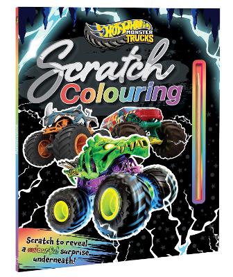 Hot Wheels Monster Trucks Scratch Colouring