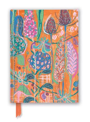 Lucy Innes Williams Orange Hydrangeas Foiled Lined Journal