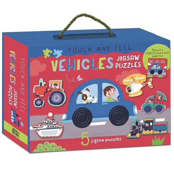 Touch and Feel Vehicles Puzzle Boxset Pennys Bookstore