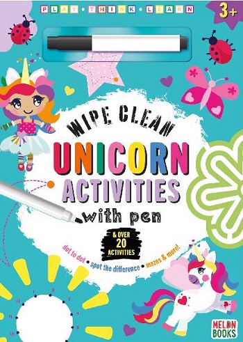 Unicorn Wipe Clean Activities