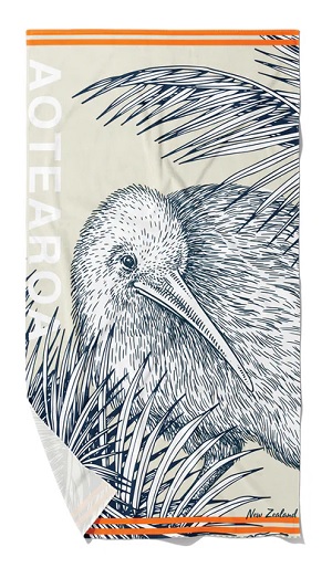 NZ Tea Towel Kiwi Stripe