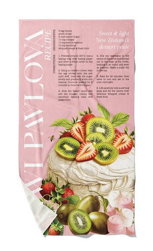 NZ Tea Towel Pavlova